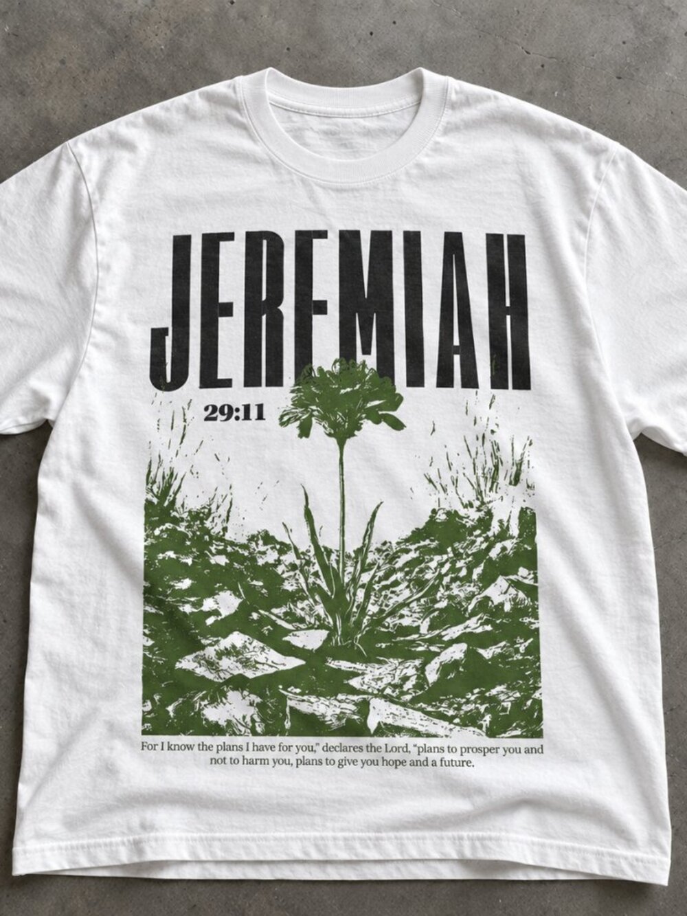 Jeremiah 29:11 Christian Graphic Tee